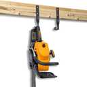 2 x 2PCS Chainsaw Wall Mount Holder Backpack Blower Rack Accessories and Tools for Garage WallWeed Eater String Trimmer Hanger Buddy Chain Saw Storage Rack Hook (2 Pcs)