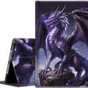 Case for Samsung Galaxy Tab S8 2022/Tab S7 2020 11 Inch (Model SM-X700/X706/T870/T875/T878) - Slim Fit Standing Cover with Auto Sleep/Wake Purple Dragon