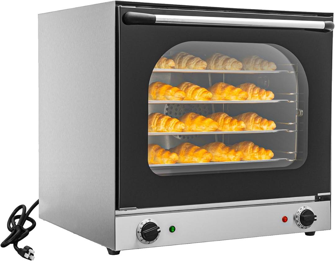 Half-Size Countertop Commercial Convection Oven 66Qt/62L, 4 Tier