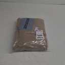 RYB HOME Linen Sheer Curtains for Living Room, Boho Classic Linen Blend Elegant Light Filtering Privacy Protected Panels Ceiling Curtains for Bedroom Gym Room, Khaki, 52" W x 108" L, 2 Panels