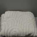 Bedsure GentleSoft Twin Blanket for Bed - Cozy Soft Blankets for Women, Cute Small Fleece Throws for Girls, Gift for Women Her Him, Off White,