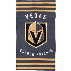 Northwest NHL Vegas Golden Knights Beach Towel, 30" x 60", Stripes