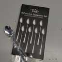 7.5 Inches Stainless Steel Iced Tea Spoons,Set Of 8 Long Stirring Spoons For Coffee,Cocktail,Ice Cream,Long Handle Iced Teaspoons,Latte Spoons For Mixing (Silver)