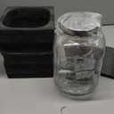 ICE N COLD Large Glass Jar - Clear Wide Mouth Container for Storage, Kitchen, Pantry, and Laundry (1-Gallon | 4-Liter)