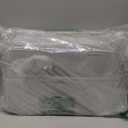 3 Tier Rolling Cart with Lockable Wheels, Clear Acrylic Utility Trolley with Handle, Heavy-Duty Storage Organizer for Kitchen Bathroom Nursery Laundry - Snack Book Craft Organizer (Clear)