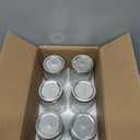 Classic 16 Oz Mason Jars, 6 Pack Canning Jars, Regular Mouth, Airtight & Leak Proof, Dishwasher Safe, Microwave & Freezer Safe, 3.2 x 4.5 x 5.5 inches