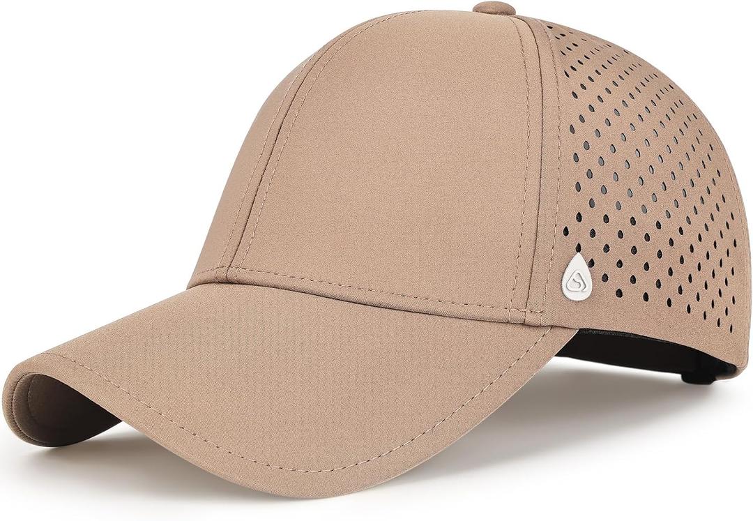 AOPREL Baseball Cap Breathable Mesh Golf Hat Quick Dry Adjustable Baseball Hats for Men and Women Sport Running Workout Size: Large-X-Large