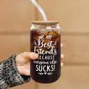 Birthday Gifts for Women Friendship - Birthday Gifts for Friends Female - Mothers Day Gifts for Friends - Friendship Gifts for Women Friends, Gifts for Best Friends, Bestie Gifts - 16 Oz Can Glass