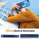 FNTCASE for Samsung-Galaxy Z-Flip-7 Magnetic Case:Translucent Matte Textured Military Grade Drop Protection Phone Cover - Durable Rugged Shockproof Protective Bumper Cases