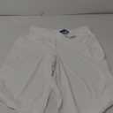 G Gradual Women's Bermuda Shorts 12" Knee Length with Pockets High Waisted Stretch Long Shorts for Women Casual Walking M White