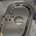 3.4Gal Dog Water Fountain for Large Dogs, 13L Stainless Steel Large Pet Fountain with Deeper & Wider Drinking Area, Automatic Dog Water Bowl Dispenser with Water Window & LED, Super Quiet (Silver)