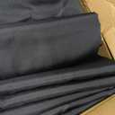 sancua Black Tablecloths for 6 Foot Rectangle Tables, 8 Pack - Washable Polyester Fabric Table Cloth, Reusable Table Covers for Wedding Party, Birthday, Banquet Reception, 54x108 Inch