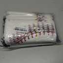 Flutesan 50 Pack 8 x 10 Inch Drawstring Baseball Party Favor Bags Plastic Baseball Snack Goodie Bags Gift Packaging Storage for Birthday Sports Theme Party Supplies