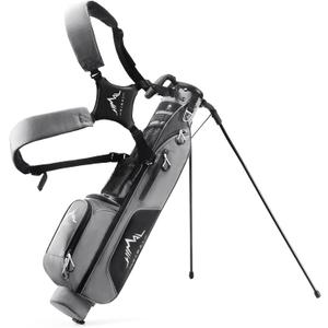 uniHimal Par 3 Golf Bag Small Lightweight with Dual Shoulder Straps Pitch n Putt Golf Bag Easy to Carry and Durable for Men/Women 31.5 inches Tall