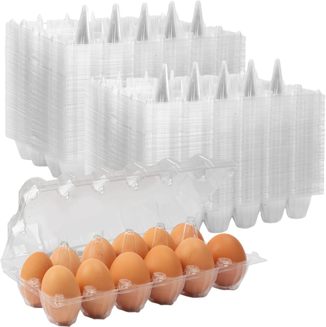 120Pack Egg Cartons Cheap Bulk Empty Egg Cartons Egg Holders for Home Ranch Chicken Farm, Commercial Business Market Display, 2x6 Grids, Large