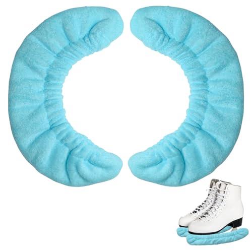 Coolrunner Ice Skate Blade Covers, Sports Blade Cover Skate Blade Protector for Hockey Skates, Figure Skates and Ice Skates (Blue, Medium)