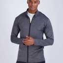 Real Essentials 3 Pack: Mens Dry-Fit Long Sleeve Full Zip Hoodie & Jacket- Athletic Running Jacket (Available in Big & Tall) (Set 8)