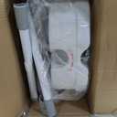 Raised Toilet Seat with Handles for Seniors, 5-inch Rise