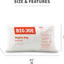 Big Joe Bean Refill Polystyrene Beans for Bean Bags or Crafts, 100 Liters