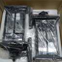 Brilvibera 2-Pack 16" Large Black Outdoor Wall Light