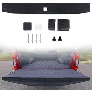 Tailgate Molding Trim Compatible with 2017 2018 2019 2020 2021 2022 Ford F250 F-250 F350 F-350 F450 F-450 Super Duty Flexible Flex Step Cap Top Protector Cover Replaces HC3Z9940602A, FO1904134