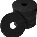 Treela Bar Rimmer Sponges Replacement Glass Rimmer Sponges Margarita Salt Rimmer Sponges Cocktail Glass Rimmer Sponges for Lime Juice, Black(16 Pieces)
