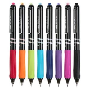 Mr. Pen- Retractable Gel Pens, 3Pack, Vibrant Barrels, Fast Dry, Colorful Ink Gel Pens Fine Point 0.7mm