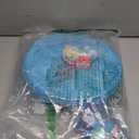 MALLMALL6 11Pc Cat Toy Set - Interactive Pack with Foldable Tunnel, Feather Teaser Wand, Springs, Mice, Crinkle Balls & Pet Bell Balls - Puzzle Toys for Indoor Cats - Gift (Blue)