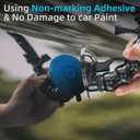 SUREWO Flexible Gooseneck Suction Cup Camera Car Mount Compatible with Gopro Hero 13 Black,Hero 12/11/10/9/8/7/6/5 Black,DJI Osmo Action 5 pro/4/3/2,Insta 360 ONE R and Most Action Cameras (Long)