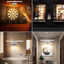 Picture Light, 16 inches Art Light with Remote, Wireless Picture Lights for Wall, Full Metal Battery Painting Lighting for Artwork, Gallery,Mirror (Chrome)
