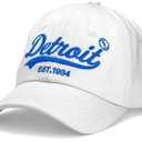 Vintage Embroidered Baseball Cap, Adjustable Dad Hat for Men and Women (One Size, Nn_det)