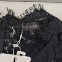 MEROKEETY Women's Sleeveless Lace Floral Elegant Cocktail Dress Crew Neck Knee Length for Party (X-Large, Black)