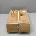 Furniture Dresser for Bedroom, Tall Nightstand, Vertical Chest with Wood Top, Charging Station, LED Lights, 5 Fabric Bins, Bedside Table with Shelf, Furniture for Entryway (5 Drawer, White)