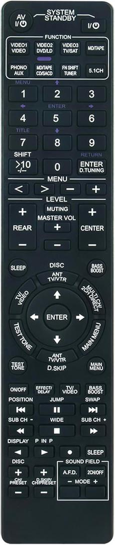 RM-U303 RM-U305 Replace Remote Control fit for Sony AV System FM Stereo/FM-AM Receiver STR-SE391 STR-DE345 STR-DE335 STR-DE675 STR-DE575 STR-DE475 STR-K502P STR-K502 HT-DDW830 HT-5100D DAV-L8100