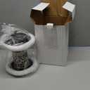 Solar Bird Feeder for Outdoor Hanging - Small Bird Seedes Feeder with Mosaic Stained Glass for Cardinals and Finches - Garden Decor Gift for Parents and Lover (1.5lbs Capacity, Sunset)