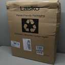 Lasko Pedestal Fan, Oscillating Fan for Bedroom with Adjustable Height and 3 Cooling Speeds, Portable, 18", Black, 1827