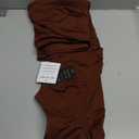 OWIN Women's Sexy Summer Casual Mock Neck Dresses Sleeveless Ruched Bodycon Cocktail Party Mini Dress (Brown, Small)