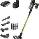 Greenworks 24V Brushless Cordless Stick Vacuum, Lightweight, Handheld, Pet, Anti-Allergen HEPA Filtration, Hard Floor, Carpet, Car, 4Ah Battery, and 30-Minute Charge Time (Green)