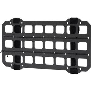 Vehicle MOLLE Panel Car Visor Organizer Storage Rack Rigid Insert Panel for Backpack Tactical Accessories Gear Holder Molle Pouches EDC Gadgets Small Tools Pens Sunglasses
