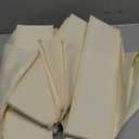 Criusia 6 Pcs Drawer Organizer Clothes - 90 Cells Closet Organizers and Storage for Baby Nursery - Washable Fabric Dresser Organizer Dividers for Sock Underwear Bra Dorm Room Essentials (Beige)