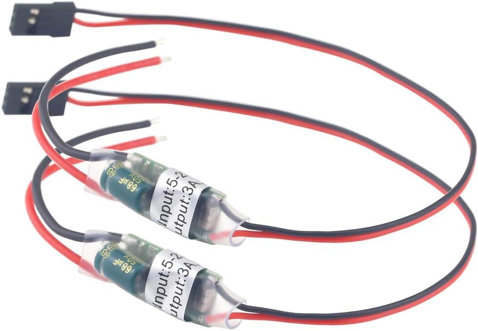 2PCS SoloGood RC BEC UBEC 5V 3A Step Down UBEC Module for RC Quadcopter Airplane FPV Camera Servo Power Supply