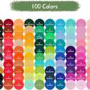 YASNAY Alcohol Markers, 100 Colors Dual Tip Art Marker, Drawing Markers, Coloring Marker for Sketching Adult Coloring