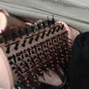 5 in 1 Hot Air Styler Wrap - High-Speed Hair Dryer, Volumizing Brush with Auto Curlers, Fast Drying & Frizz-Free Styling Straightening, No Heat Damage, Includes Travel Bag, Gift for Women (Pink)