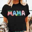 Dad Shirt Mom Shirt Comic Film Tee Women Family 2025 Matching Shirts Adventure Trip Clothes Summer Travel Tops (Black, M)