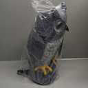 Solar Powered Garden Owl with Motion Detection, Rotating Head, Realistic Hoots and Silent Mode, Outdoor Statue and Sculpture, Owl Decoration for Home, Garden, Patio and Lawn