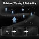 HOTSUIT Womens Golf Shirt Sleeveless Collared Golf Clothes Polo Shirts Quick Dry Lightweight V Neck UPF 50+ (Black, XXL)