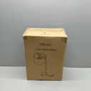 Table Lamp for Living Room Bedroom, 23.5" Table Lamps Set of 2 with USB C+A Ports, Bedside Lamps for Nightstand with Linen Lamp Shades, 2 Dimmable LED Bulbs Included, Black