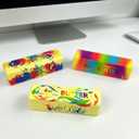3 x 3 Pack World Cup Butter Squishy Toys Slow Rising Soft Squeeze Toy Stress Relief Fidget Toys for Kids Party Favors Birthday Gifts Adults Office Desk Toys (Football)