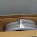 1-1/4inch 25FT Electrical Conduit Kit,Liquid-Tight Conduit and Connector Kit with 4 Straight and 2 Angle Fittings Included,Flexible Non Metallic Conduit(1-1/4" Dia,25 Feet)