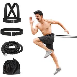 Resistance Explosive Training Rope Force Improve Power, Agility, Strength Track and Field Football Basketball Volleyball Multi-Directional Physical Equipment (6.6FT)